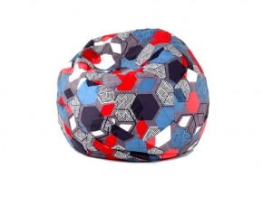 Кресло-мешок Мяч M (Geometry Slate) в Губкинском - gubkinskiy.ok-mebel.com | фото 1