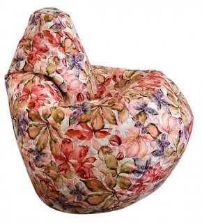 Кресло-мешок Цветы L в Губкинском - gubkinskiy.ok-mebel.com | фото 1