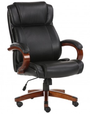 Кресло офисное BRABIX PREMIUM "Magnum EX-701" (дерево, рециклированная кожа, черное) 531827 в Губкинском - gubkinskiy.ok-mebel.com | фото