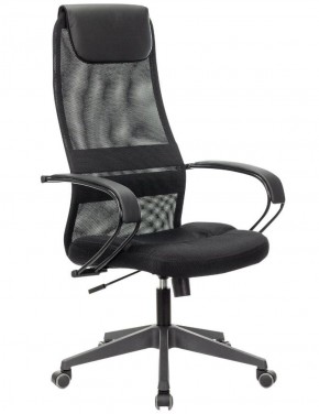 Кресло офисное BRABIX PREMIUM "Stalker EX-608 PL" (ткань-сетка/кожзам, черное) 532090 в Губкинском - gubkinskiy.ok-mebel.com | фото 1