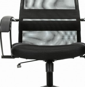 Кресло офисное BRABIX PREMIUM "Stalker EX-608 PL" (ткань-сетка/кожзам, черное) 532090 в Губкинском - gubkinskiy.ok-mebel.com | фото 5