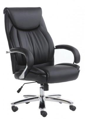 Кресло офисное BRABIX "Advance EX-575" (хром/экокожа/черное) 531825 в Губкинском - gubkinskiy.ok-mebel.com | фото