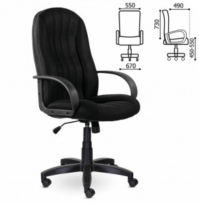 Кресло офисное BRABIX "Classic EX-685" (ткань E, черное) 532024 в Губкинском - gubkinskiy.ok-mebel.com | фото 2