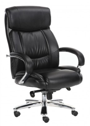 Кресло офисное BRABIX "Direct EX-580" (хром/рециклированная кожа/черное) 531824 в Губкинском - gubkinskiy.ok-mebel.com | фото 1