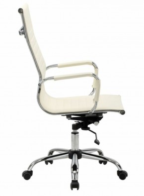Кресло офисное BRABIX "Energy EX-509" (экокожа, хром, бежевое) 531166 в Губкинском - gubkinskiy.ok-mebel.com | фото 3