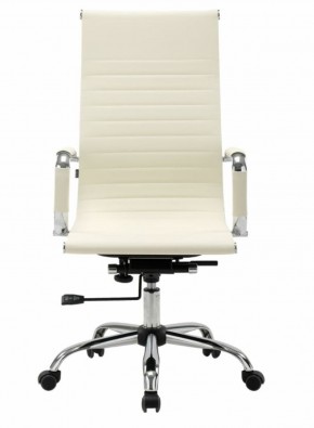 Кресло офисное BRABIX "Energy EX-509" (экокожа, хром, бежевое) 531166 в Губкинском - gubkinskiy.ok-mebel.com | фото 4