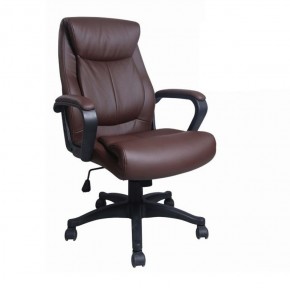 Кресло офисное BRABIX "Enter EX-511" (экокожа/коричневая) 531163 в Губкинском - gubkinskiy.ok-mebel.com | фото 1