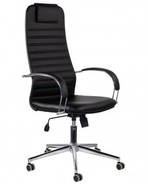 Кресло офисное BRABIX "Pilot EX-610 CH" premium (черное/кожзам) 532418 в Губкинском - gubkinskiy.ok-mebel.com | фото