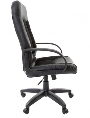 Кресло офисное BRABIX "Strike EX-525" (экокожа черная, ткань черная) 531381 в Губкинском - gubkinskiy.ok-mebel.com | фото 3
