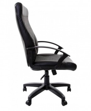 Кресло офисное BRABIX "Trust EX-535" (экокожа/черная/ткань серая) 531383 в Губкинском - gubkinskiy.ok-mebel.com | фото 4