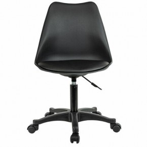 Кресло стул BRABIX "Eames MG-310 PL", пластик черный, экокожа черная, 532927 в Губкинском - gubkinskiy.ok-mebel.com | фото