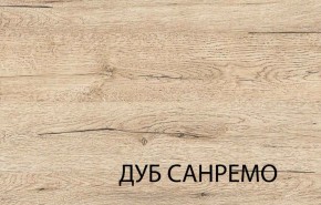 Кровать 140, OSKAR , цвет дуб Санремо в Губкинском - gubkinskiy.ok-mebel.com | фото 4
