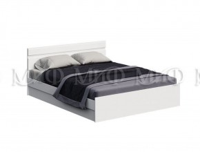 НЭНСИ NEW Кровать 1,4 м (Белый глянец холодный/Белый) в Губкинском - gubkinskiy.ok-mebel.com | фото