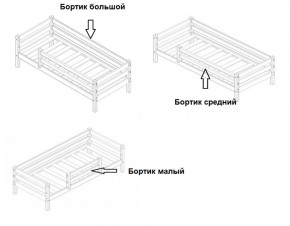 Кровать 2-х ярусная Сонечка с бортиками (лестница наклонная) в Губкинском - gubkinskiy.ok-mebel.com | фото 4