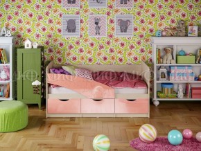 Кровать Бабочки (Розовый металлик) 1600 в Губкинском - gubkinskiy.ok-mebel.com | фото 1