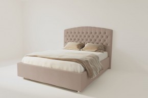 Кровать Берлин без основания 800 (велюр серый) в Губкинском - gubkinskiy.ok-mebel.com | фото