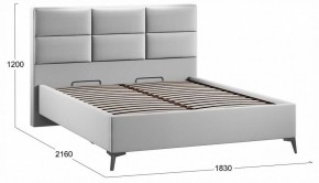Кровать двуспальная Делана с ПМ Тип 1 в Губкинском - gubkinskiy.ok-mebel.com | фото 4