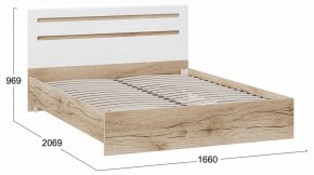 Кровать двуспальная Фьюжн ТД-260.01.03 в Губкинском - gubkinskiy.ok-mebel.com | фото 3