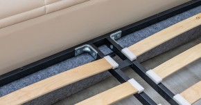 Кровать двойная Оливия 160 + ортопед. основание в Губкинском - gubkinskiy.ok-mebel.com | фото 15