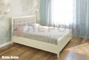 Кровать КР-2034 с мягким изголовьем в Губкинском - gubkinskiy.ok-mebel.com | фото 2