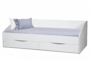 Кровать одинарная "Фея - 3" симметричная New (2000Х900) белая в Губкинском - gubkinskiy.ok-mebel.com | фото