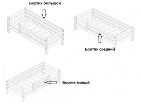 Кровать одноярусная Сонечка (800*1900) модульная в Губкинском - gubkinskiy.ok-mebel.com | фото 3