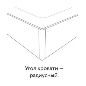 Кровать "Сандра" БЕЗ основания 1200х2000 в Губкинском - gubkinskiy.ok-mebel.com | фото 3