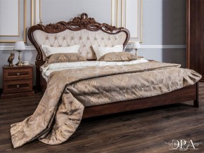 Кровать с мягким изголовьем Афина 1600 (караваджо) в Губкинском - gubkinskiy.ok-mebel.com | фото