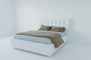 Кровать Венеция без основания 800 (экокожа белая) в Губкинском - gubkinskiy.ok-mebel.com | фото