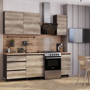 Кухня Энигма 1.6 м (венге/дуб каньон) в Губкинском - gubkinskiy.ok-mebel.com | фото