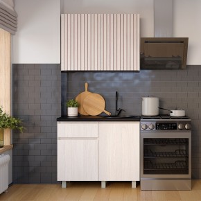 Кухня Тренд 1.0 м (Ясень белый) в Губкинском - gubkinskiy.ok-mebel.com | фото
