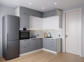 Кухня угловая Элеганция 2200*1700 (Стол. 38мм) в Губкинском - gubkinskiy.ok-mebel.com | фото
