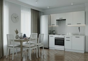 Кухонный гарнитур Белый Глянец 2000 (Стол. 26мм) в Губкинском - gubkinskiy.ok-mebel.com | фото