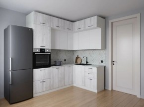 Кухонный гарнитур Бланка 2200*1700 (Стол. 26мм) в Губкинском - gubkinskiy.ok-mebel.com | фото