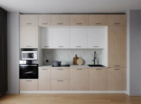 Кухонный гарнитур Демо 3400 (Стол. 38мм) в Губкинском - gubkinskiy.ok-mebel.com | фото