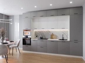 Кухонный гарнитур Элеганция  3400 (Стол. 38мм) в Губкинском - gubkinskiy.ok-mebel.com | фото