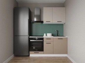 Кухонный гарнитур Каппучино 1600 (Стол. 38мм) в Губкинском - gubkinskiy.ok-mebel.com | фото