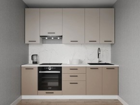 Кухонный гарнитур Каппучино 2400 h950 (Стол. 26мм) в Губкинском - gubkinskiy.ok-mebel.com | фото