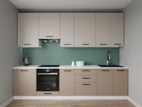 Кухонный гарнитур Каппучино 3000 h950 (Стол. 38мм) в Губкинском - gubkinskiy.ok-mebel.com | фото