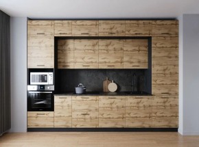 Кухонный гарнитур Крафт 3400 (Стол. 38мм) в Губкинском - gubkinskiy.ok-mebel.com | фото