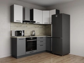 Кухонный гарнитур Меренга 2200*1000 (Стол. 26мм) в Губкинском - gubkinskiy.ok-mebel.com | фото