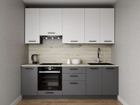 Кухонный гарнитур Меренга 2400 h950 (Стол. 26мм) в Губкинском - gubkinskiy.ok-mebel.com | фото