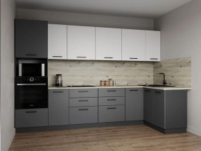 Кухонный гарнитур Меренга 3200*1400 (Стол. 38 мм) в Губкинском - gubkinskiy.ok-mebel.com | фото