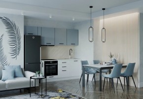 Кухонный гарнитур Ниагара 2550 (Стол. 26мм) в Губкинском - gubkinskiy.ok-mebel.com | фото