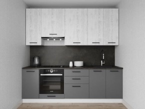 Кухонный гарнитур Санторини 2400 h950 (Стол. 38мм) в Губкинском - gubkinskiy.ok-mebel.com | фото