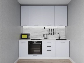 Кухонный гарнитур Смоки 2200 h950 (Стол. 38 мм) в Губкинском - gubkinskiy.ok-mebel.com | фото