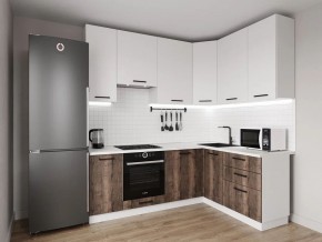 Кухонный гарнитур Старое Дерево 2200*1600 h950 (Стол. 26мм) в Губкинском - gubkinskiy.ok-mebel.com | фото