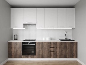 Кухонный гарнитур Старое Дерево 3000 h950 (Стол. 26мм) в Губкинском - gubkinskiy.ok-mebel.com | фото