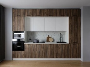 Кухонный гарнитур Старое Дерево 3400 (Стол. 26мм) в Губкинском - gubkinskiy.ok-mebel.com | фото