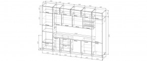 Кухонный гарнитур Старое Дерево 3400 (Стол. 26мм) в Губкинском - gubkinskiy.ok-mebel.com | фото 2